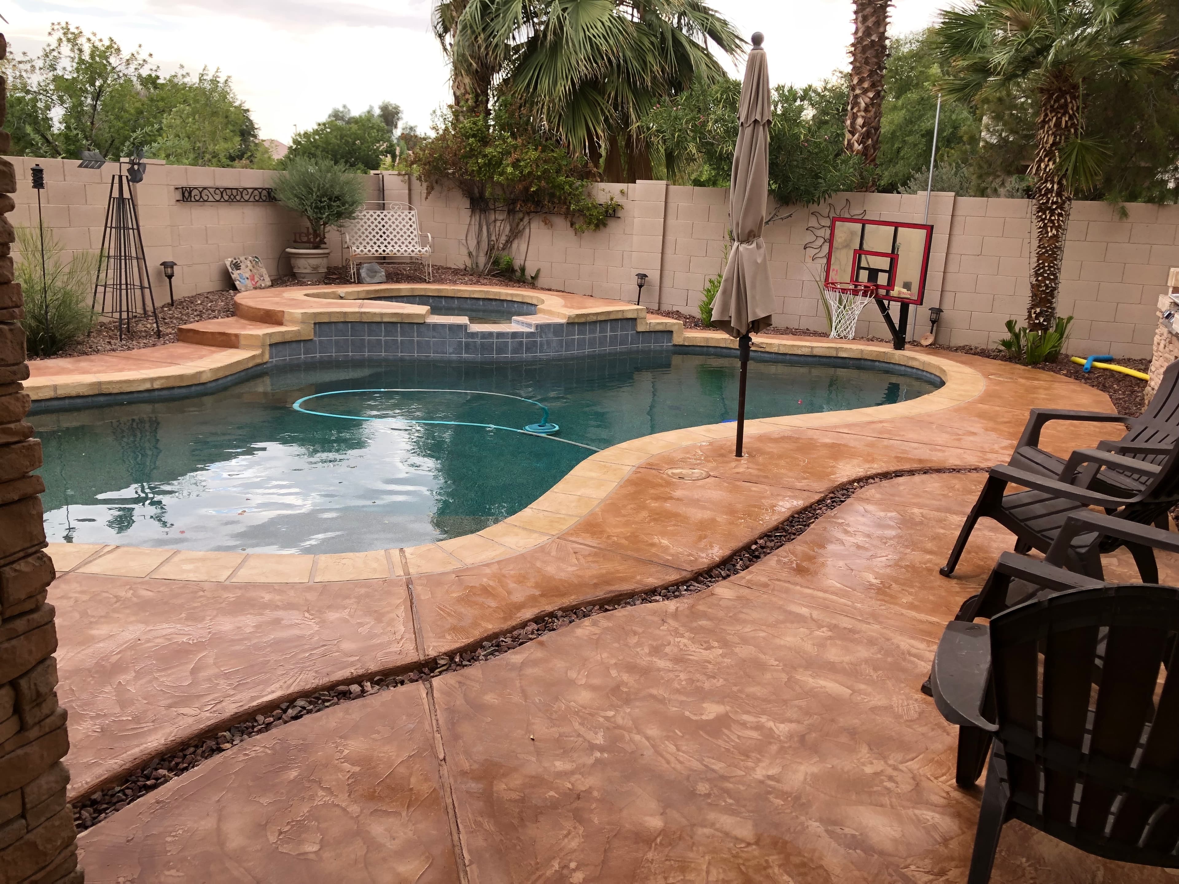Arizona pool deck project